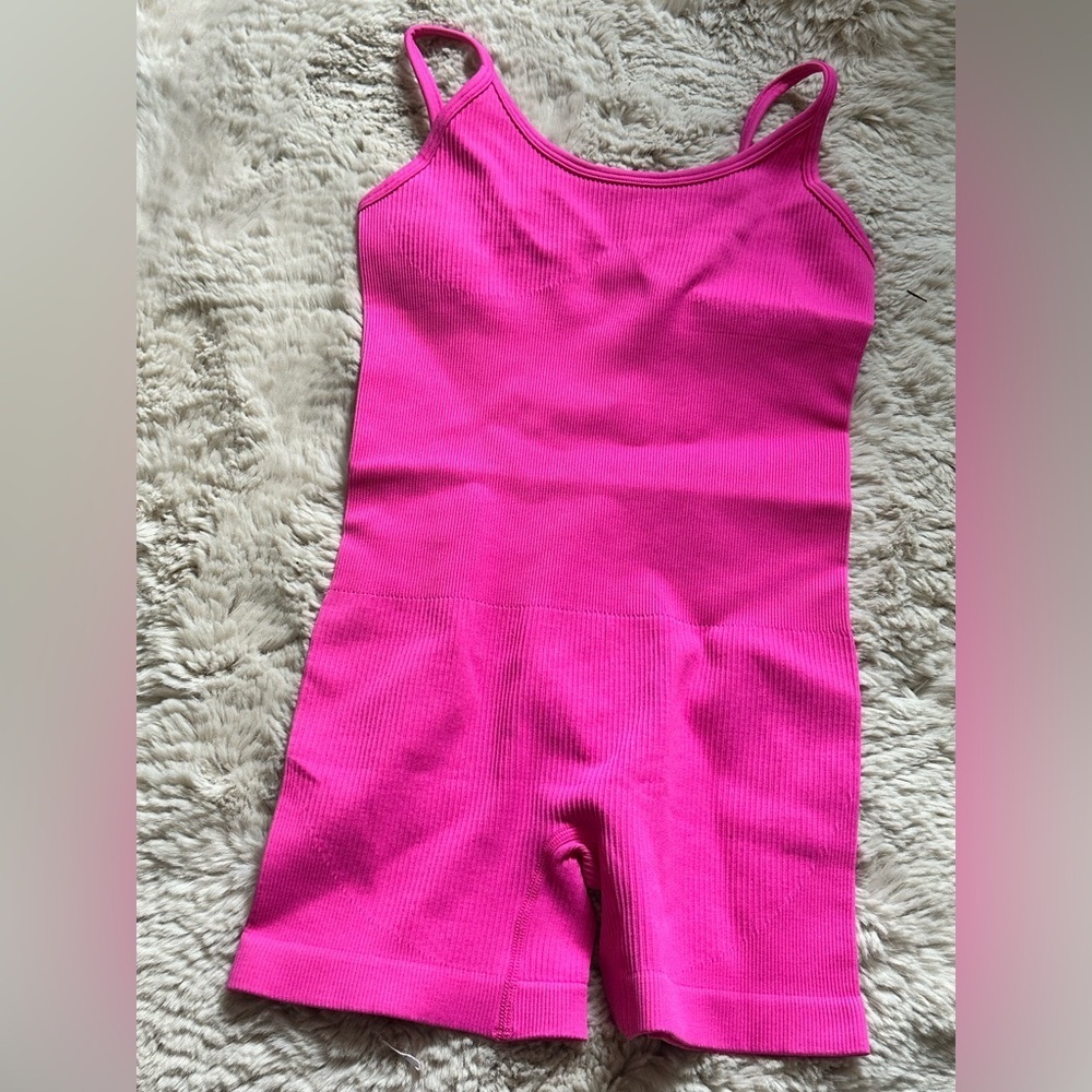 ๐ OQQ Women's Ribbed Exercise Rompers Small - Picture 2 of 5